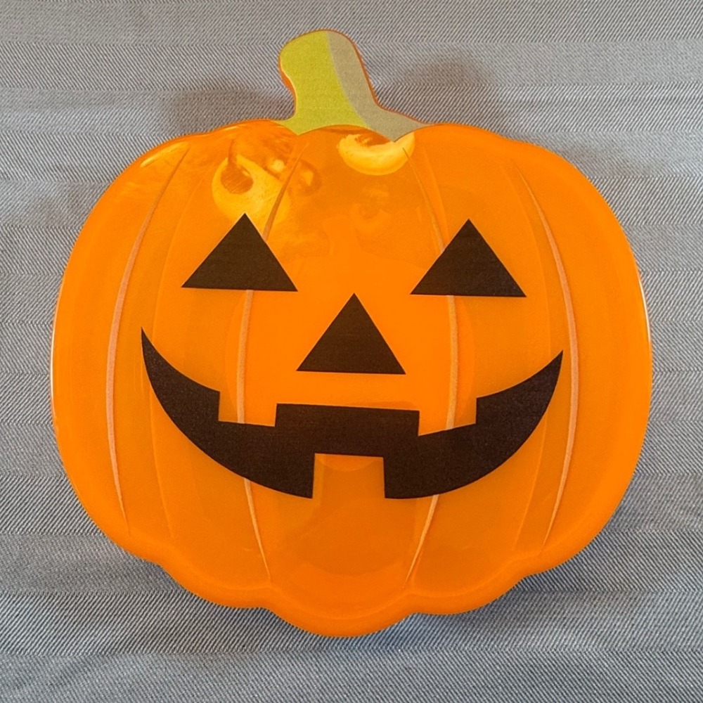 Cook With Color Pumpkin Snack Box Orange Jack-O-Lantern 5 Compartment 2382
